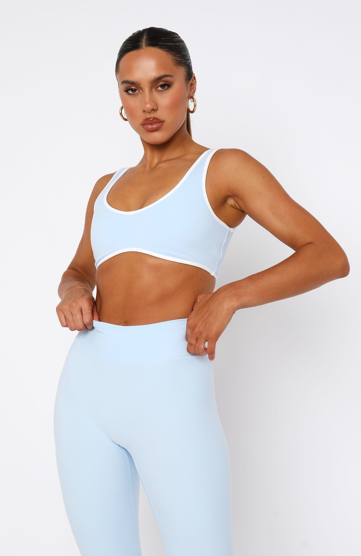Conjunto Top + Short Baby Blue