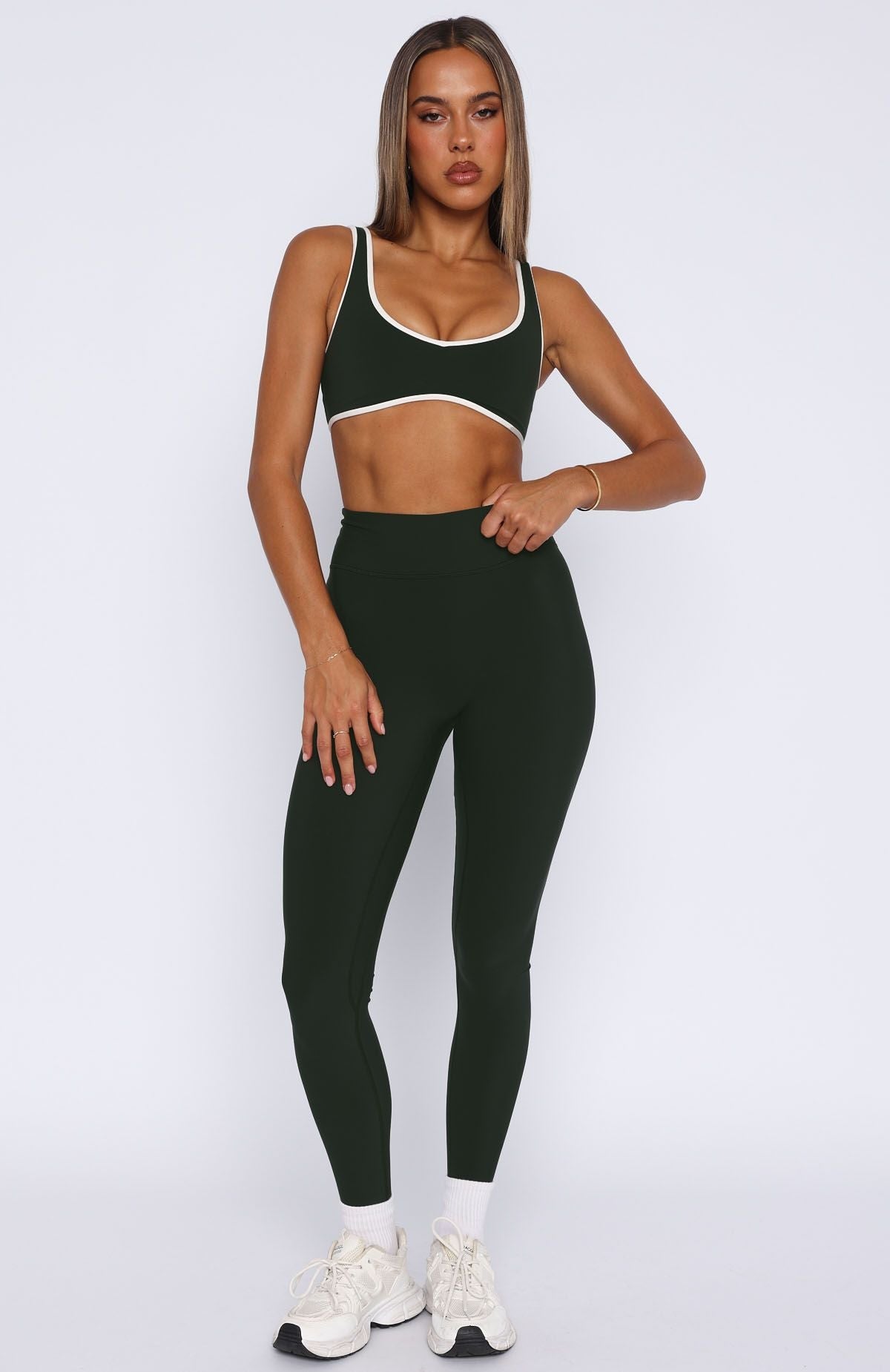 Conjunto Top + Calça Legging Verde