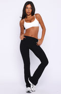 Calça Legging Flare Preta