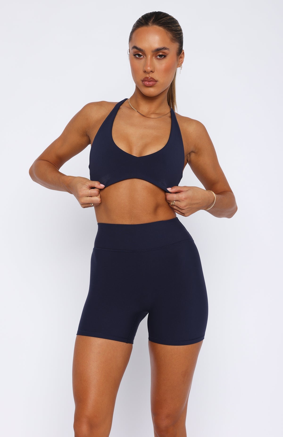Conjunto Top + Short Azul Marinho