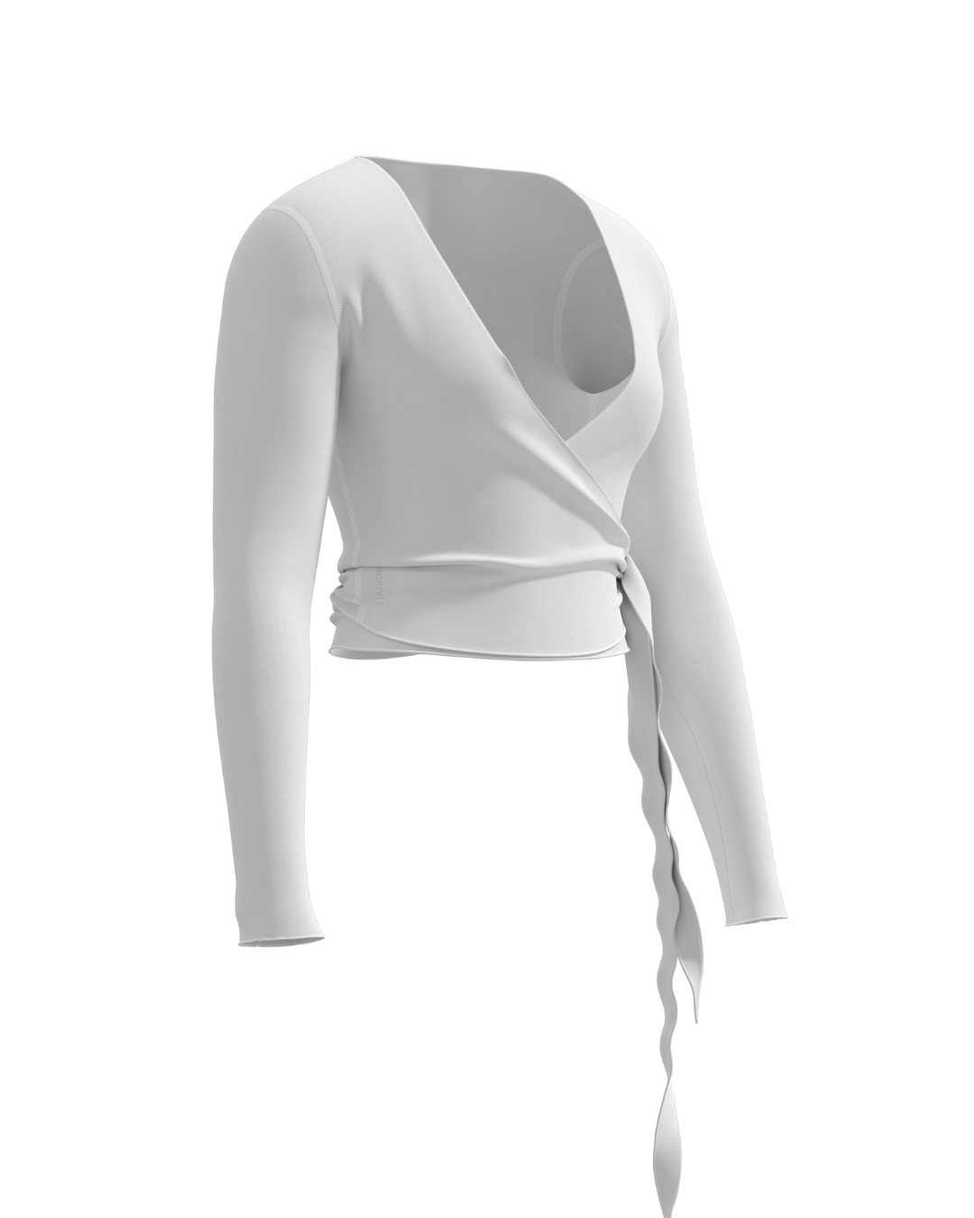 Top Ballet Transpassado Branco