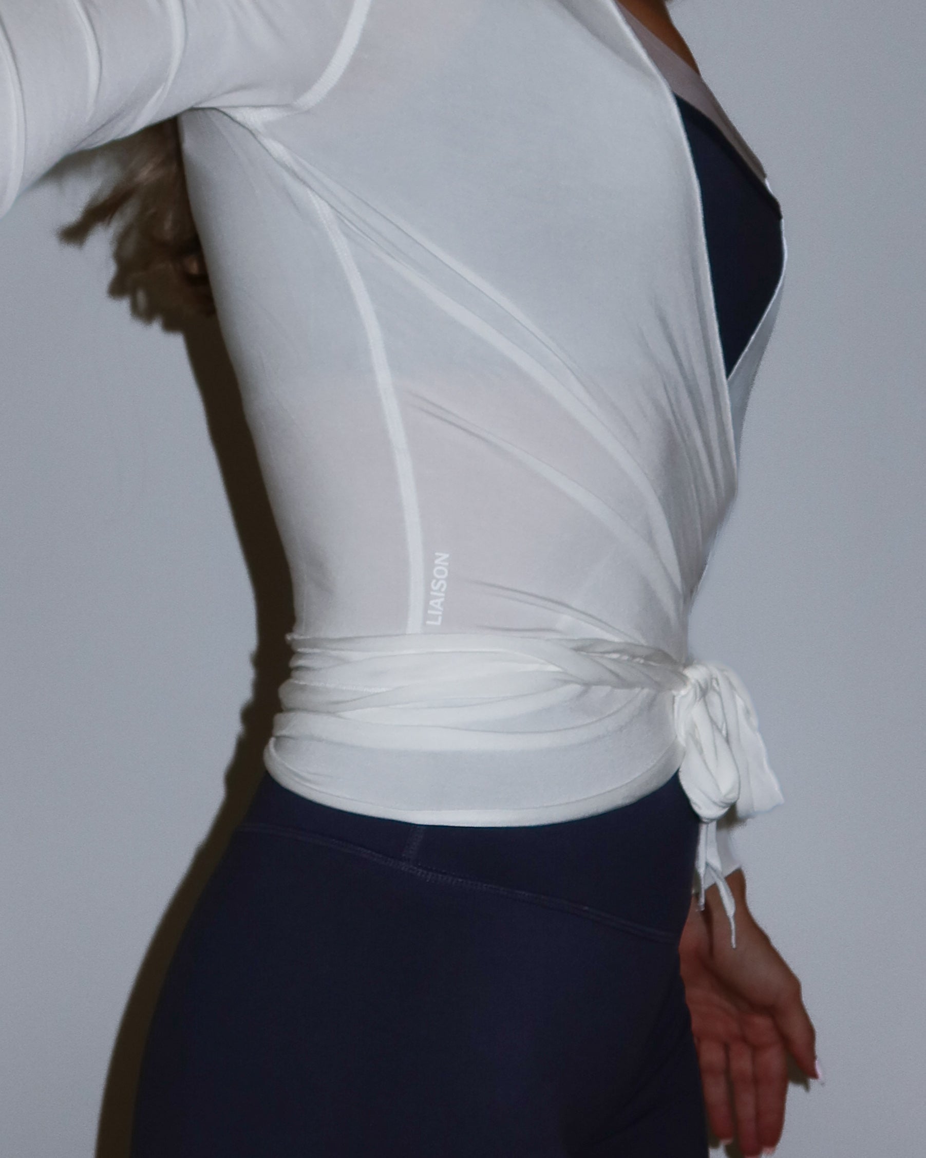 Top Ballet Transpassado Branco