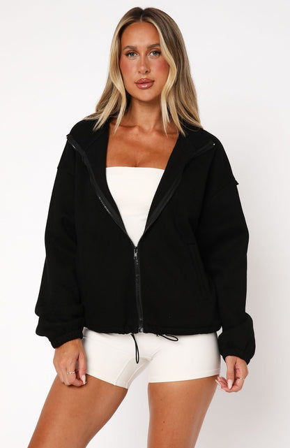 Moletom Zip Black