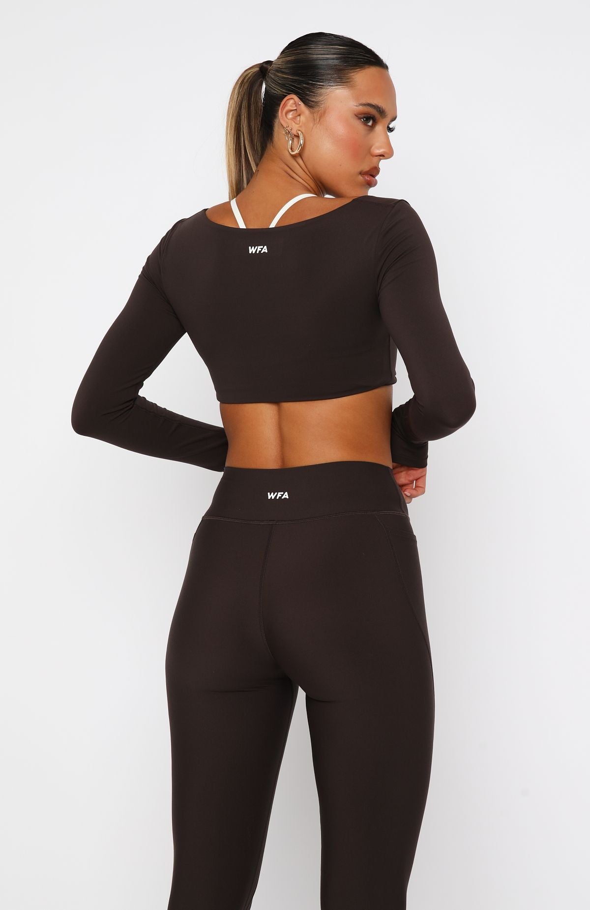 Cropped Manga Longa Espresso