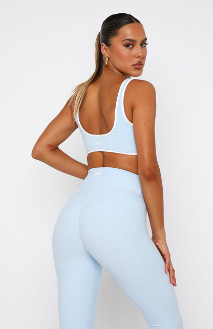 Conjunto Top + Short Baby Blue
