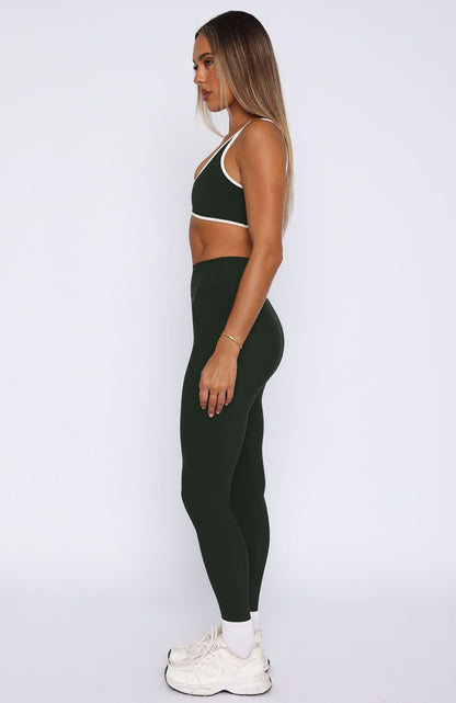 Conjunto Top + Calça Legging Verde