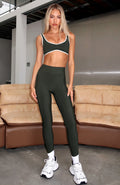 Conjunto Top + Calça Legging Verde