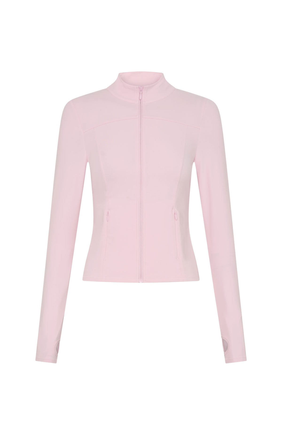 Jaqueta Zip Ballet Rosa